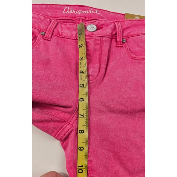 NWT Lola jegging size 8 barbie pink mid rise stretch jeans casual flirty chic - Picture 8 of 8